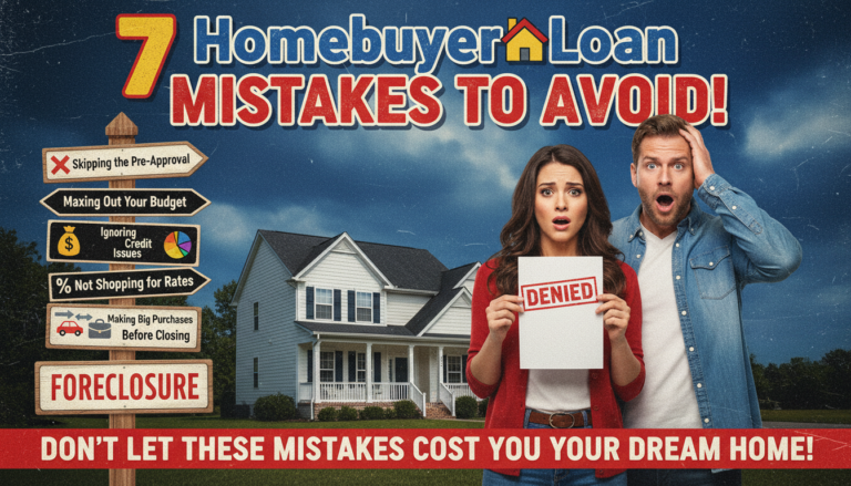 7 Homebuyer Loan Mistakes to Avoid