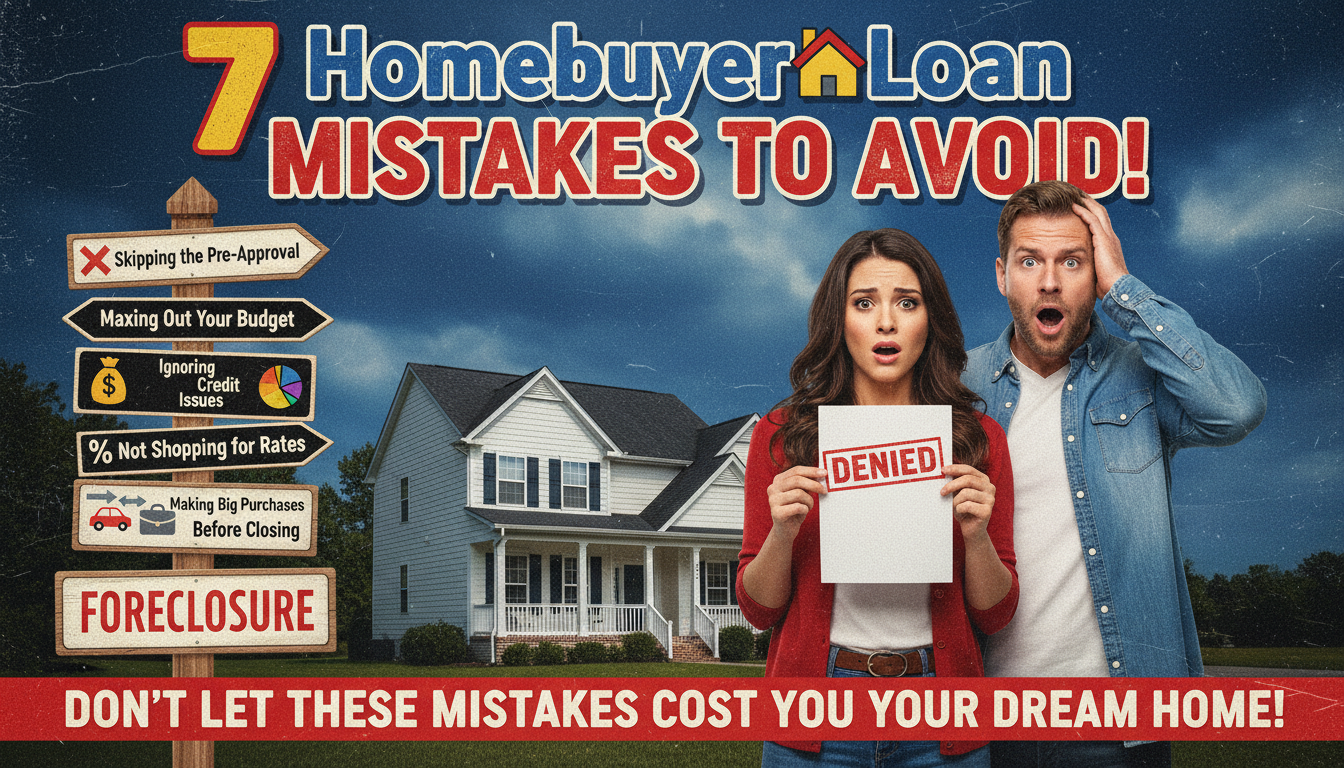 7 Homebuyer Loan Mistakes to Avoid
